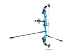 Sanlida 40” Hero X10 ΙΙ Target Compound Bow Kit Lake Blue