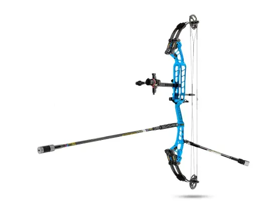 Sanlida 40” Hero X10 ΙΙ Target Compound Bow Kit Lake Blue